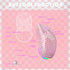 SOLAKAKA SM600 Honeycomb Shell Gaming Mouse Wireless,pink