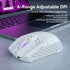 SOLAKAKA SM600 Honeycomb Shell Gaming Mouse Wireless,white