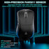 SOLAKAKA SM805 Tri-Mode Lightweight Wireless Gaming Mouse, 24000 DPI with Two Side Buttons，black