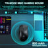 SOLAKAKA SM805 Tri-Mode Lightweight Wireless Gaming Mouse, 24000 DPI with Two Side Buttons，black