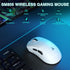 Tri‑Mode Wireless Gaming Mouse – 24000 DPI, 66g, PAW3311 Sensor, White
