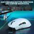 Tri‑Mode Wireless Gaming Mouse – 24000 DPI, 66g, PAW3311 Sensor, White