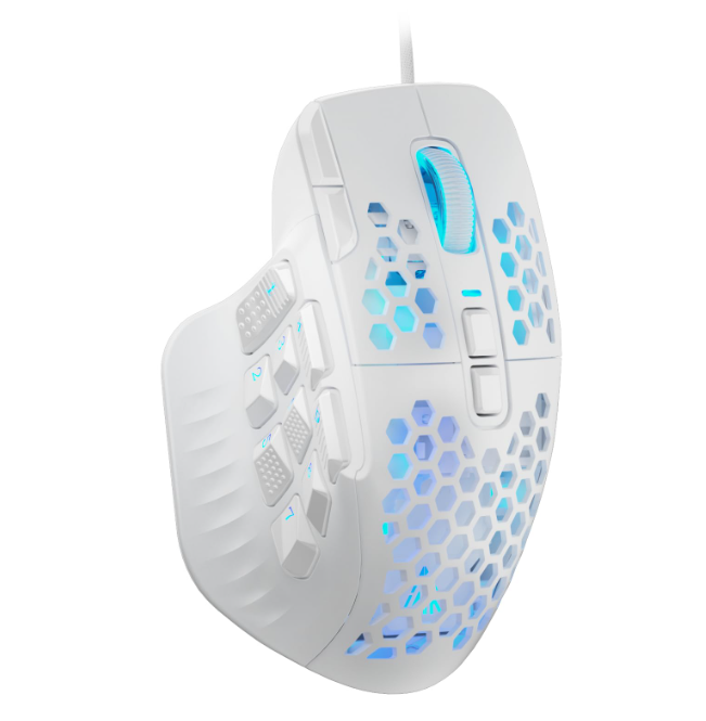 SOLAKAKA SM809  Gaming Mouse，white