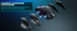 SM809pro Tri-Mode MM0 Wireless Gaming Mouse, Adjustable DPI RGB Backlight,black