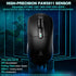 SOLAKAKA SM820 Wireless Gaming Mouse with RGB Charging Dock,24000 DPI Tri-Modes Wireless Mouse，black