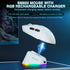 SOLAKAKA SM820 Wireless Gaming Mouse with RGB Charging Dock,24000 DPI Tri-Modes Wireless Mouse，white