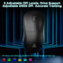 SOLAKAKA SM850 Ergonomic Tri-Mode Wireless RGB Gaming Mouse，black