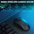 SOLAKAKA SM850 Ergonomic Tri-Mode Wireless RGB Gaming Mouse，black
