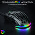 SOLAKAKA SM900 Wired Gaming Mouse with Honeycomb Shell，black