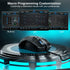 SOLAKAKA SM900 Wired Gaming Mouse with Honeycomb Shell，black