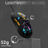 SOLAKAKA SM901 Gaming Mouse,13800DPI RGB Mouse with Programmable Buttons,53g Lightweight Wired Mouses for Gamer,Black