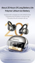 AWEI TZ50 Open Ear Wireless Earbuds with LED Power Display,Beige
