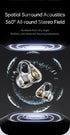 AWEI TZ50 Open Ear Wireless Earbuds with LED Power Display,black