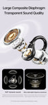 AWEI TZ50 Open Ear Wireless Earbuds with LED Power Display,black