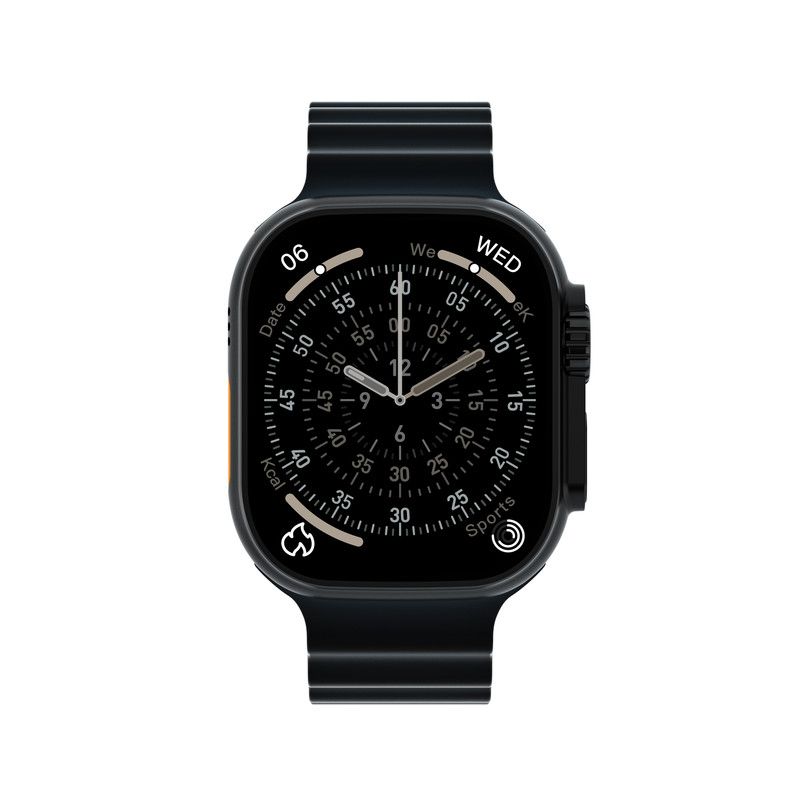 U4A Bluetooth Calling Smart Watch, Fitness Tracker, AI Voice Assistant, Black