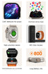 U4A Bluetooth Calling Smart Watch, Fitness Tracker, AI Voice Assistant, Black