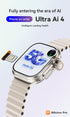 U4A Smart Watch, Bluetooth Calling Fitness Smartwatch, silver