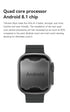 U4A Smart Watch, Bluetooth Calling Fitness Smartwatch, silver