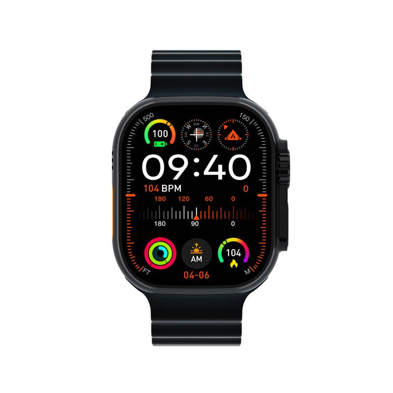 UltraAi3 5G Smart Watch, Rotating Camera, GPS Navigation, NFC Chip, Black