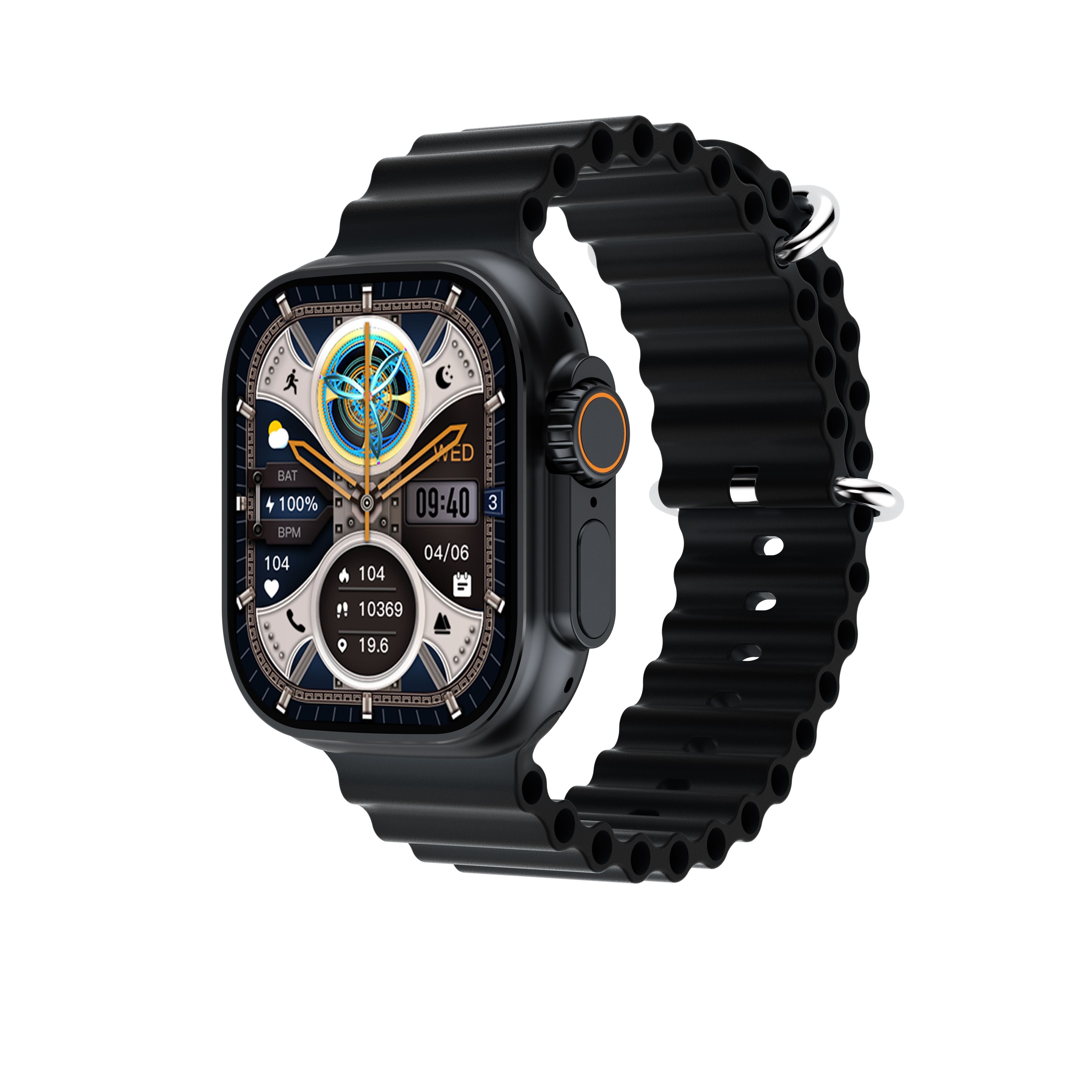 UltraAi3 5G Smart Watch, Rotating Camera, GPS Navigation, NFC Chip, Black