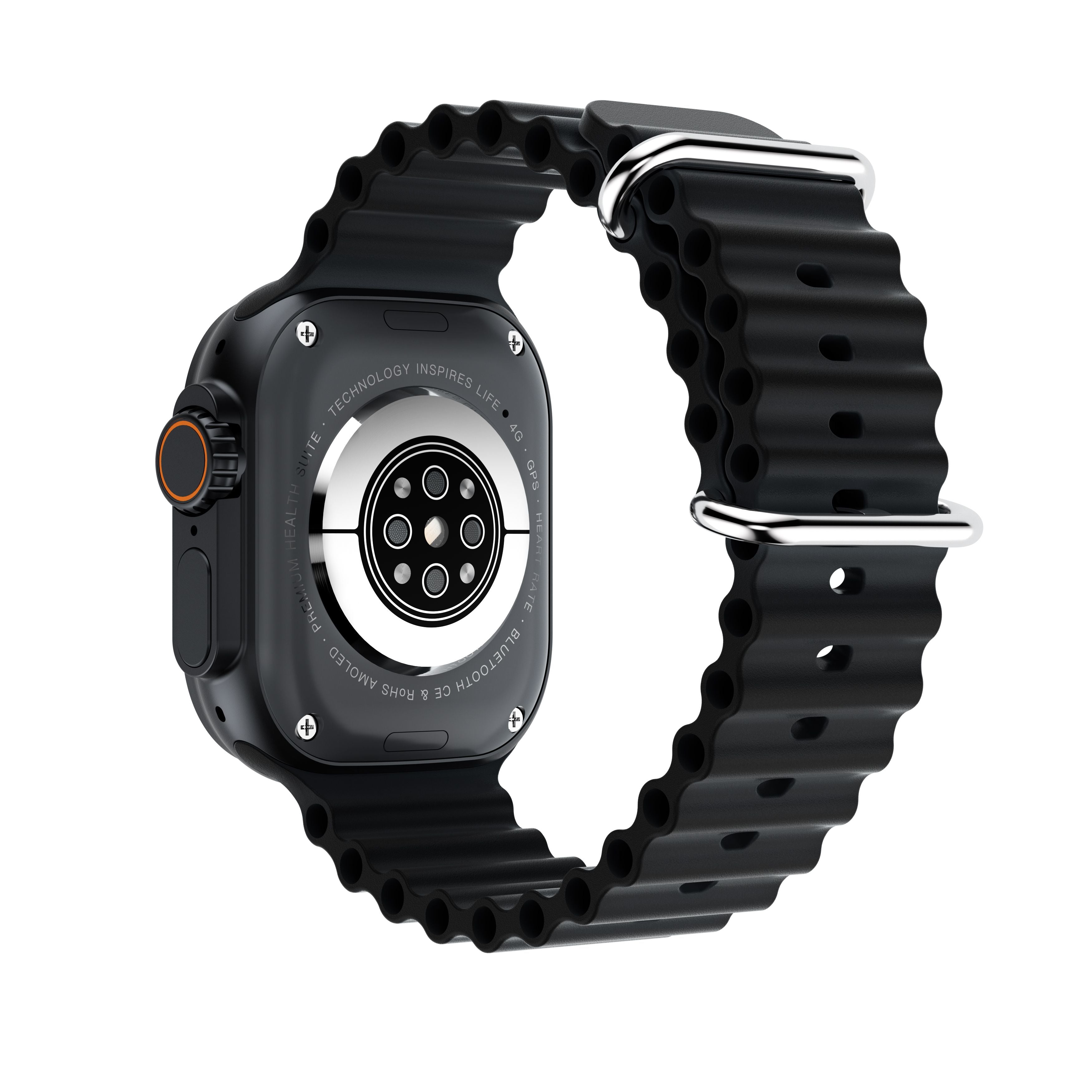 UltraAi3 5G Smart Watch, Rotating Camera, GPS Navigation, NFC Chip, Black