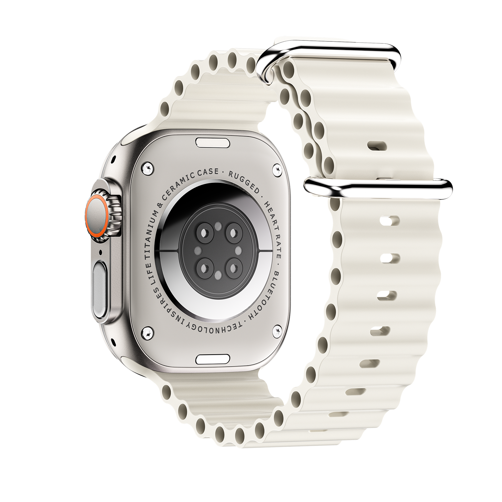 DT Ultra5pro Smart Watch, Full Touch Fitness Watch for Men Women，Silver