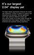 DT Ultra5pro Smart Watch, Full Touch Fitness Watch for Men Women，Silver