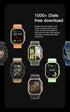 DT Ultra5pro Smart Watch, Full Touch Fitness Watch for Men Women，Silver
