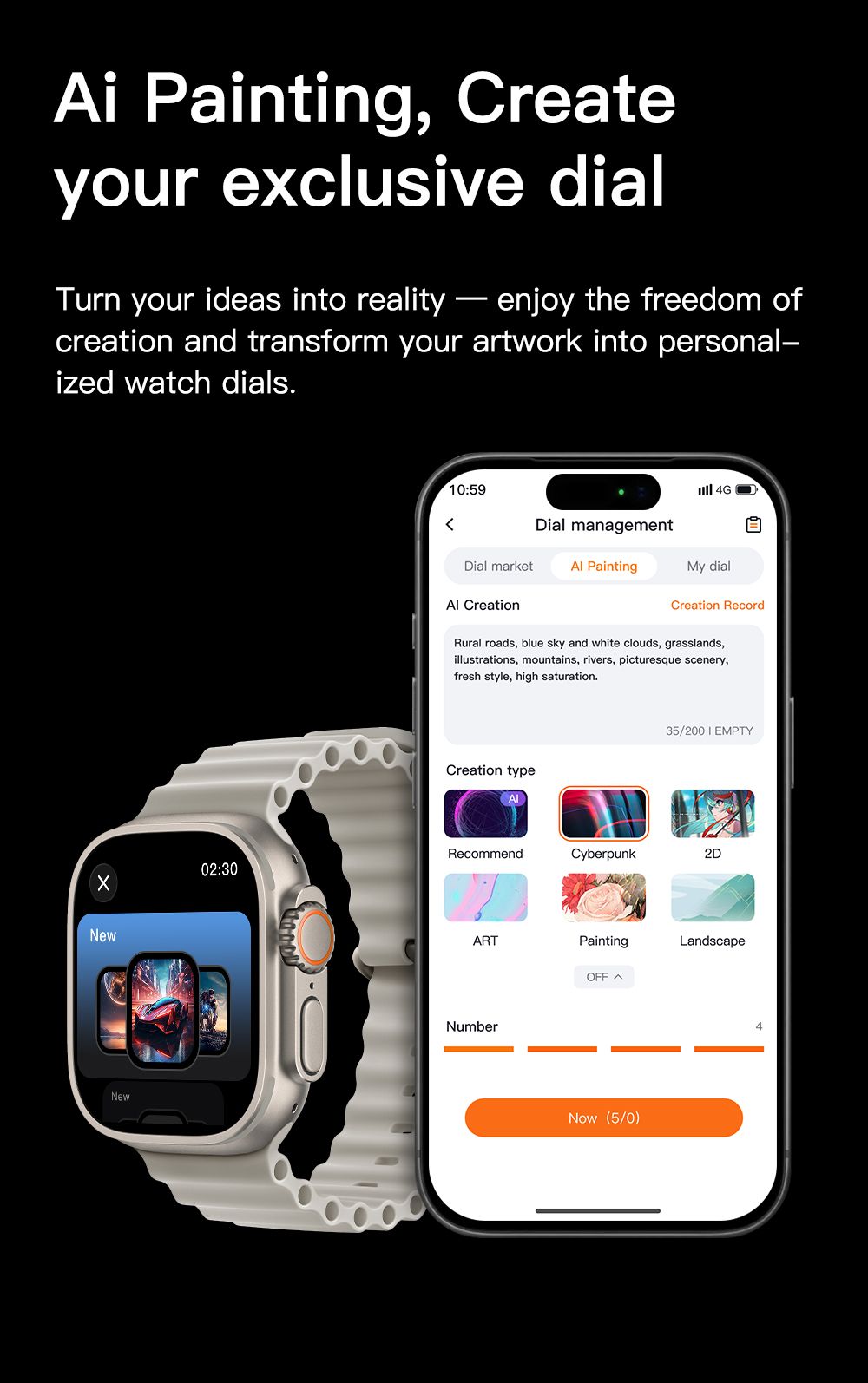 DT Ultra5pro Smart Watch, Full Touch Fitness Watch for Men Women，Silver