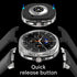 Watch8Classic-SU02 Smart Watch, Silicone Strap, Full Touch Screen, Black