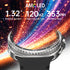 Watch8Classic-SU02 Smart Watch, Silicone Strap, Full Touch Screen, Green