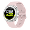 Watch8Classic-SU02 Smart Watch, Silicone Strap, Full Touch Screen, Pink