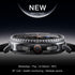 Watch8Classic-SU02 Smart Watch, Silicone Strap, Full Touch Screen, Pink