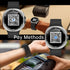 Watch8Classic-SU02 Smart Watch, Silicone Strap, Full Touch Screen, Pink