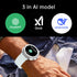 Watch8Classic-SU02 Smart Watch, Silicone Strap, Full Touch Screen, Pink