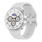 Watch8Classic-SU02 Smart Watch, Silicone Strap, Full Touch Screen, White