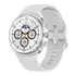 Watch8Classic-SU02 Smart Watch, Silicone Strap, Full Touch Screen, White