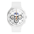 Watch8Classic-SU02 Smart Watch, Silicone Strap, Full Touch Screen, White