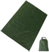Camping Ground Sheet Waterproof Silver Coated Sunlight Resistant Quick Dry Outdoor Mat - Green 300*300cm