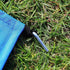 Camping Ground Sheet Waterproof Silver Coated Sunlight Resistant Quick Dry Outdoor Mat - Green 300*300cm