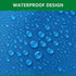 Camping Ground Sheet Waterproof Silver Coated Sunlight Resistant Quick Dry Outdoor Mat - Green 300*300cm