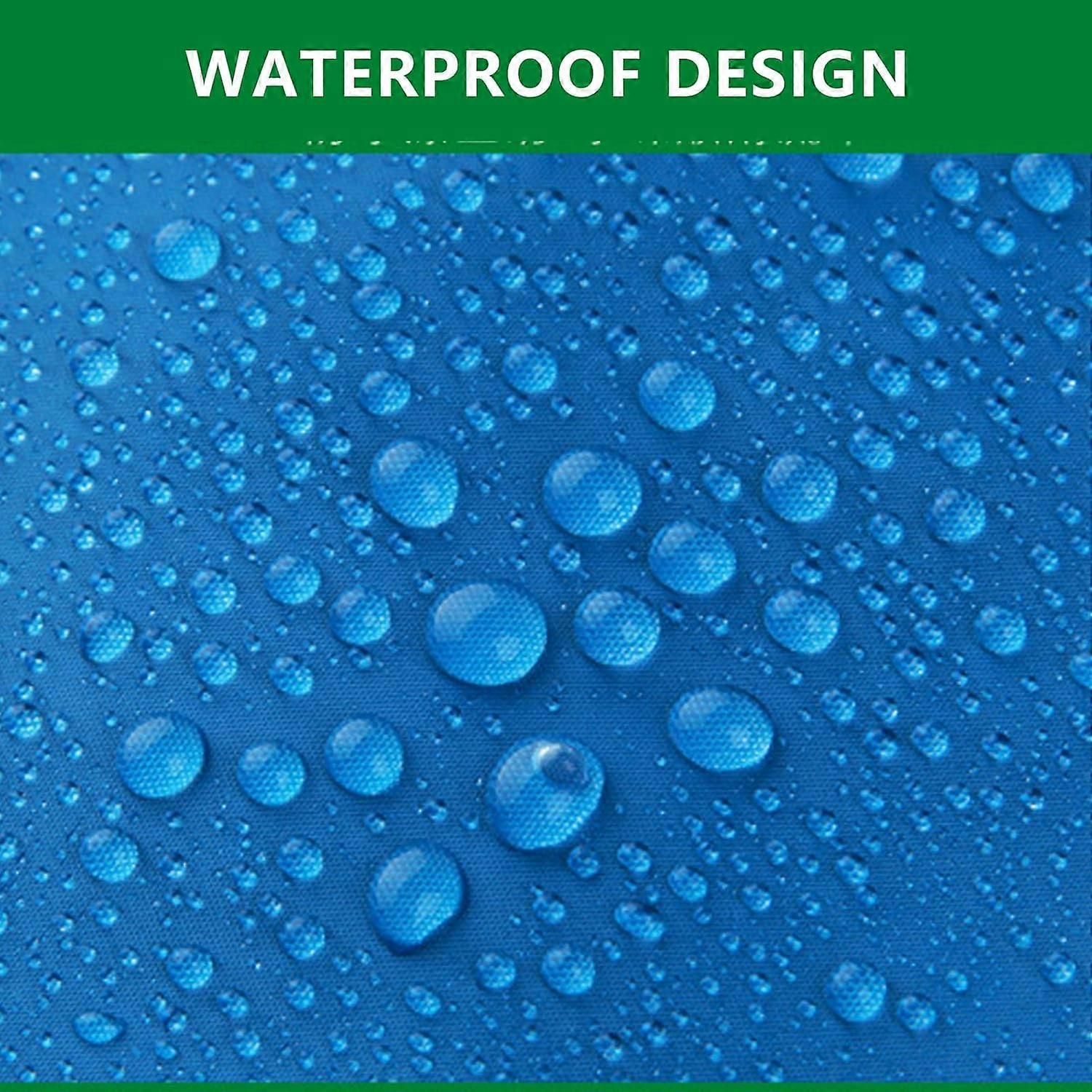 Camping Ground Sheet Waterproof Silver Coated Sunlight Resistant Quick Dry Outdoor Mat - Black 230*140cm