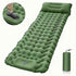 Portable Sleeping Pad, Camping Inflatable Mattress With Pillows, Folding Ultralight Air Cushion For Outdoor Hiking Trekking well - Gray