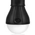 LED Camping Lantern, Super Bright Outdoor Waterproof Light with Hook, Ideal for Hiking, Fishing, Parties, 4-Pack Black