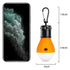 LED Camping Lantern, Super Bright Outdoor Waterproof Light with Hook, Ideal for Hiking, Fishing, Parties, 4-Pack Black