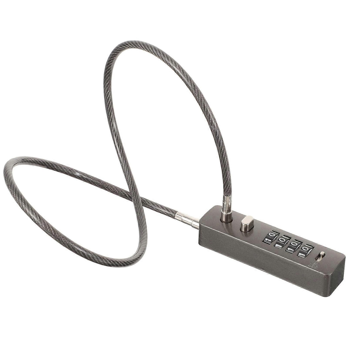 Combination Cable Lock Password 4-Digit Security Lock for Bicycles