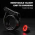 Bicycle Lock with Light 5 Digit Security Password Bike Lock Green