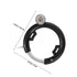 4-Pack Reusable Steel Bike Frame Locks, Multi-Function Round Design, Black