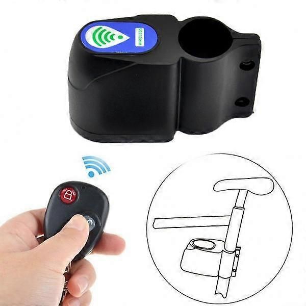 Wireless Remote Control Bicycle Alarm Lock, Anti-Theft Security System