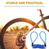 3-Pack Disc Lock Reminder Cable, Steel & Plastic, Multi-Color, 10cm Coil